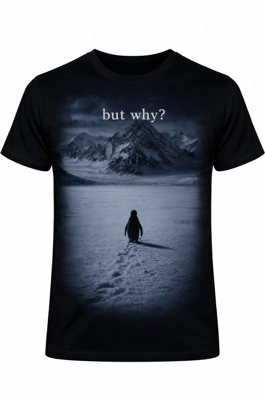 But One of them caught our eyes Penguin t-shirt but why?